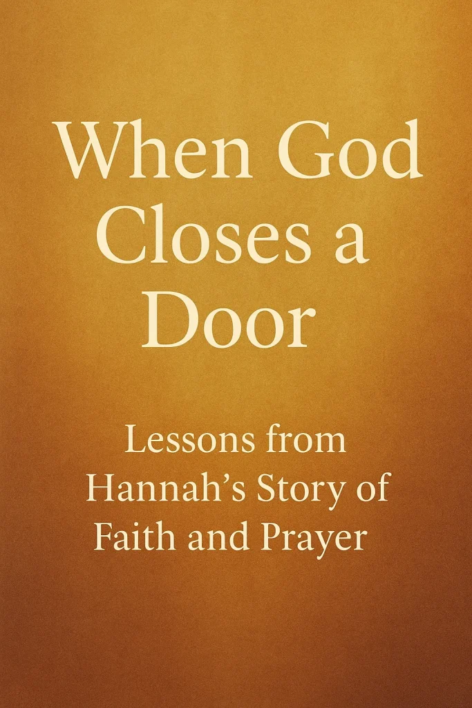 “Warm candlelight shining near a closed wooden door, symbolizing hope and faith in times of waiting.”