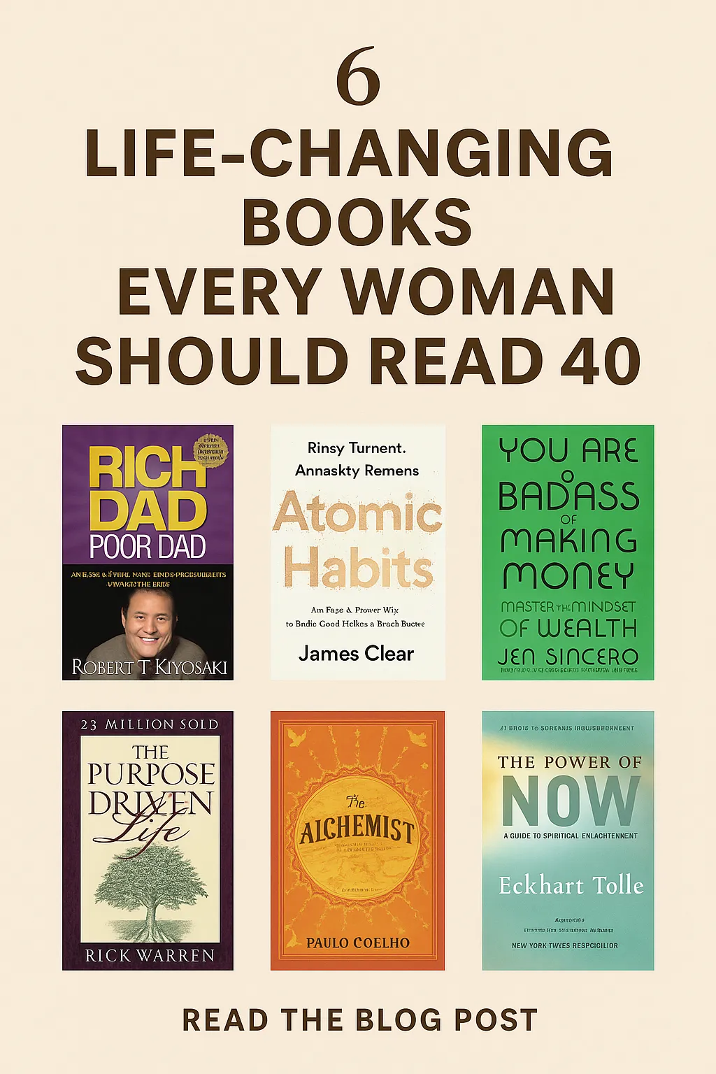 Life-Changing Books for Women – 6 Must-Reads Before 40